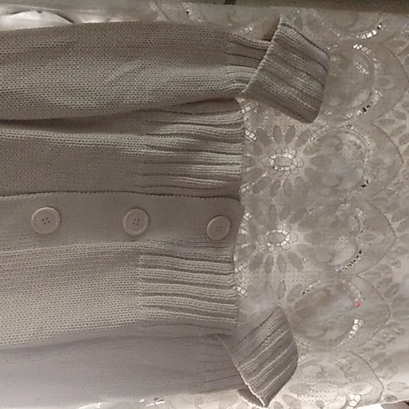 Button up wool blend sweater by bebe - Picture 2 of 9